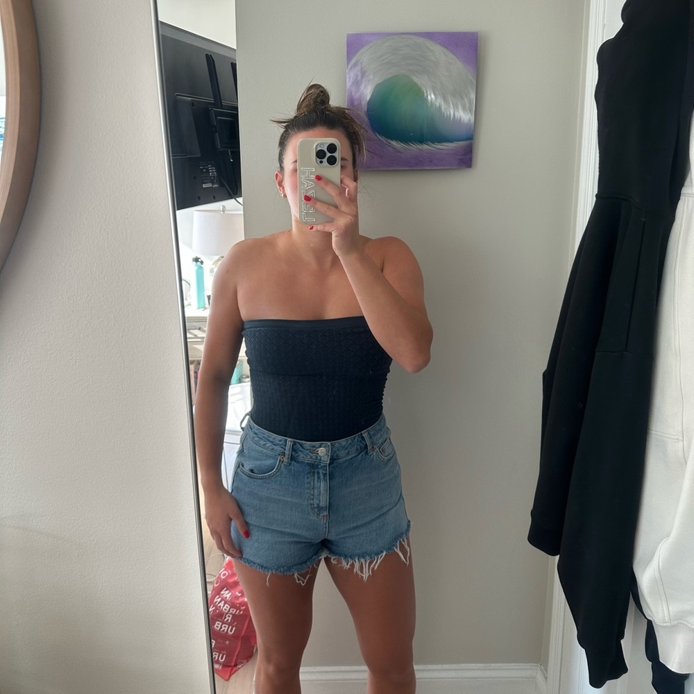 Free people tube top - blue size M